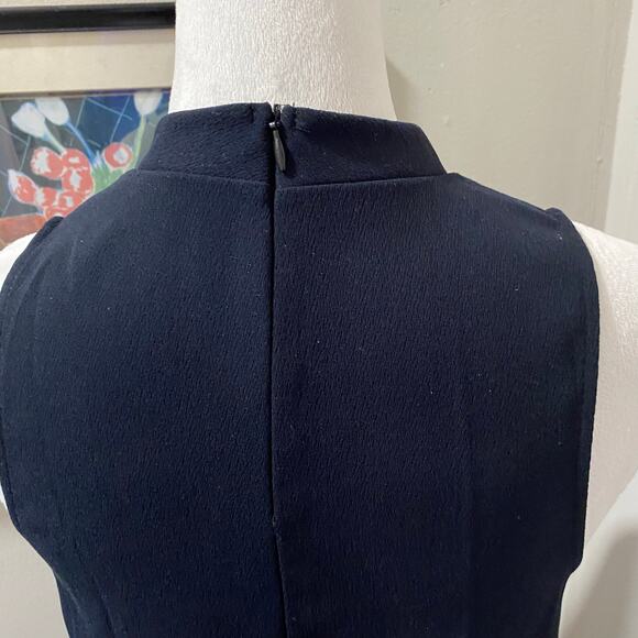 Everly Sleeveless Dress Size Small  Navy Blue A-Line Above the Knee Length - Picture 9 of 10